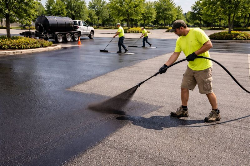Asphalt Parking Lot Sealing in Sarasota, FL
