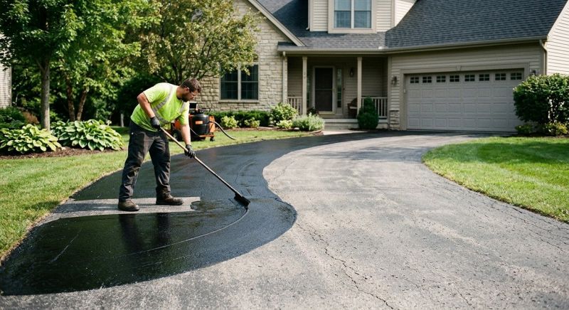 Blacktop Driveway Sealing in Greenville, SC