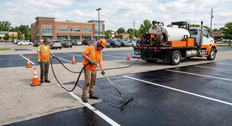 Church Parking Lot Sealcoating in Fort Collins, CO
