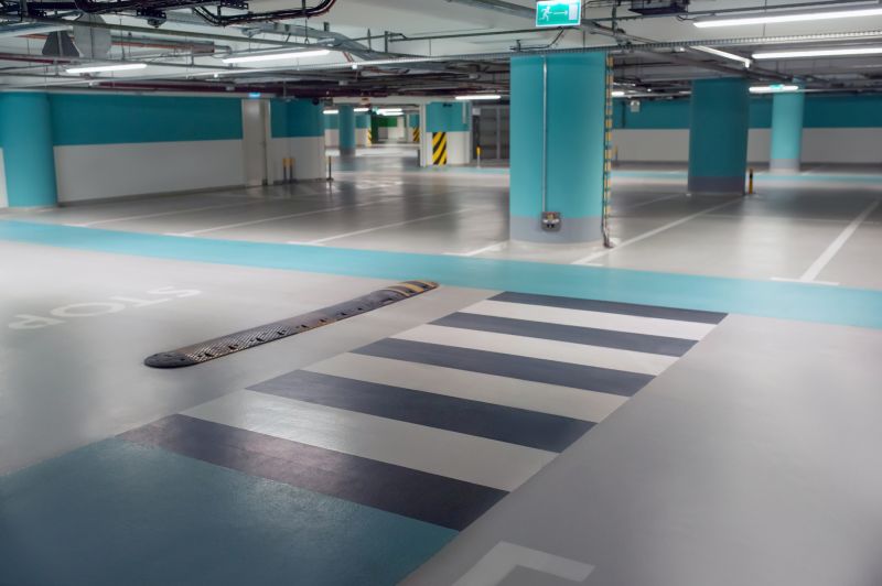 Concrete Parking Lot Striping in Roswell, GA