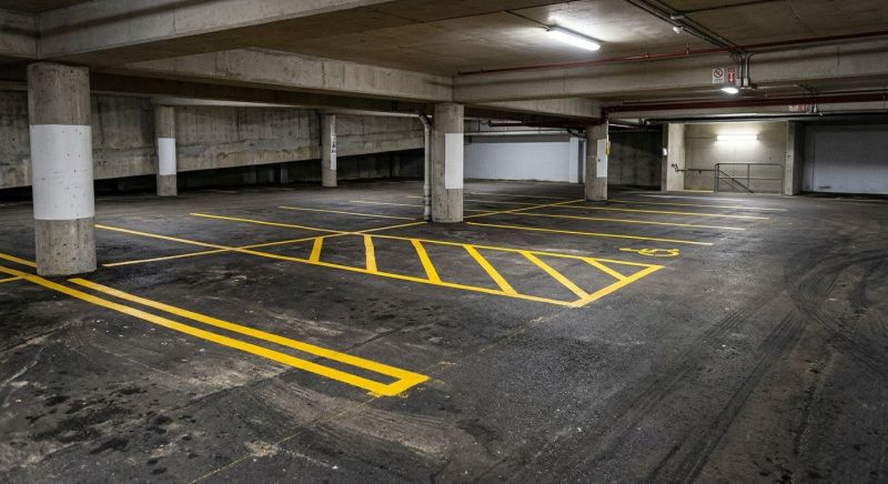 Parking Line Painting in Lawrenceville, GA
