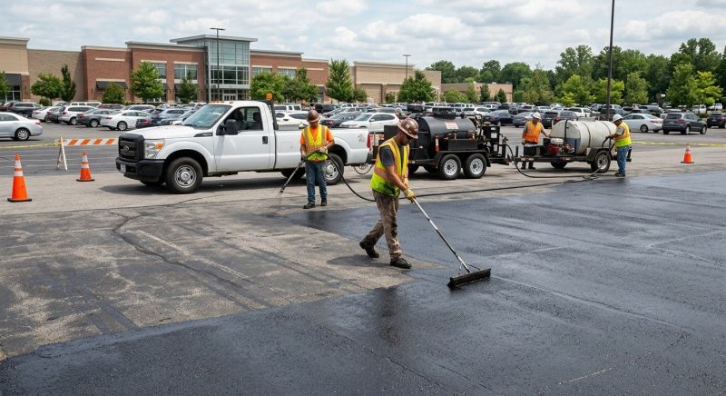Parking Lot Sealcoating in Sarasota, FL