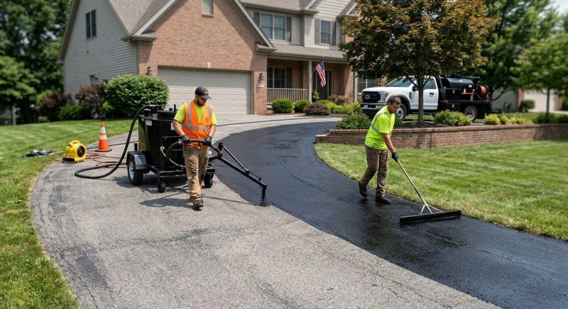 Residential Driveway Sealcoating in Greenville, SC