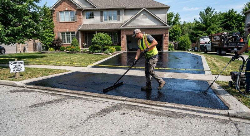 Residential Driveway Sealcoating in Greenville, SC