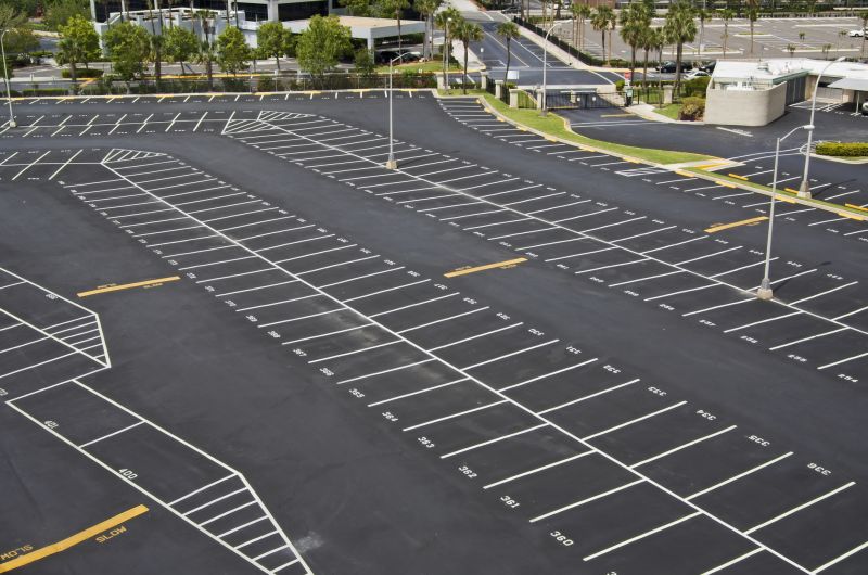 Church Parking Lot Striping in Lawrenceville, GA